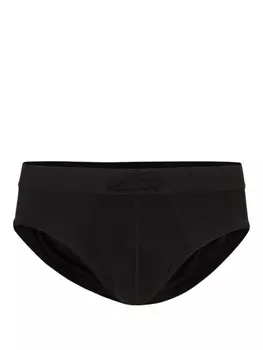 DSQUARED2 трусы-брифы Icon с нашивкой-логотипом, черный