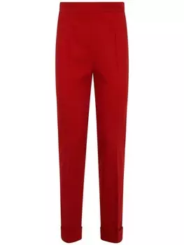 DSQUARED2 укороченные брюки строгого кроя, красный