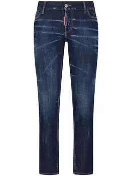 Dsquared2 укороченные джинсы Cool Girl, синий