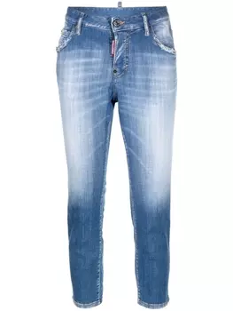 Dsquared2 укороченные джинсы Jennifer, синий