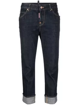Dsquared2 укороченные джинсы, синий