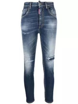 Dsquared2 укороченные джинсы Twiggy, синий