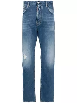 Dsquared2 узкие джинсы 642, синий