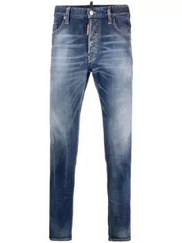 Dsquared2 узкие джинсы, синий