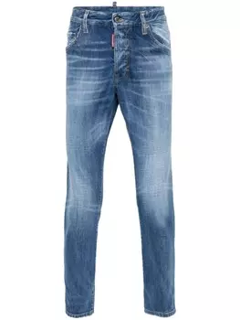 Dsquared2 узкие джинсы Skater, синий