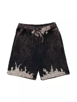 Dsquared2 выбеленные шорты, черный
