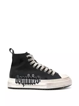Dsquared2 высокие кеды Berlin, черный