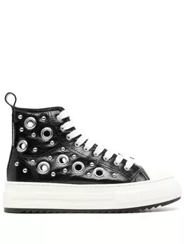 Dsquared2 высокие кеды Berlin, черный
