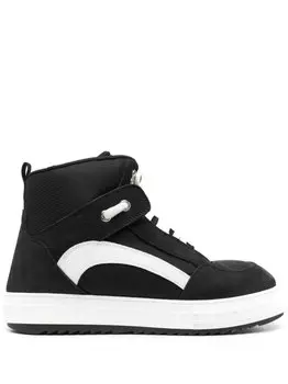 Dsquared2 высокие кроссовки, черный