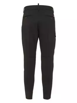 Dsquared2 зауженные брюки карго, черный