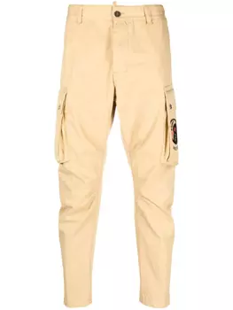 DSQUARED2 зауженные брюки карго, нейтральный