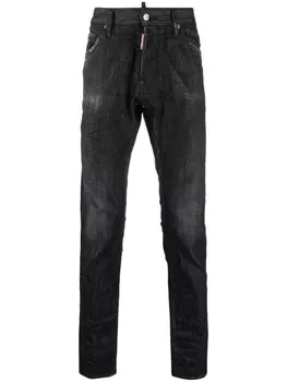 Dsquared2 зауженные джинсы, черный