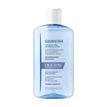 Ducray Squanorm Цинковый лосьон против перхоти 200 мл от сухой и жирной перхоти