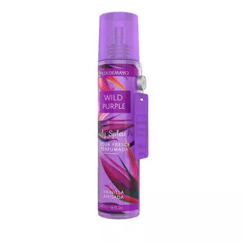 Духи Wild purple body splash agua perfumada fresca vainilla anisada Flor de mayo, 240 мл