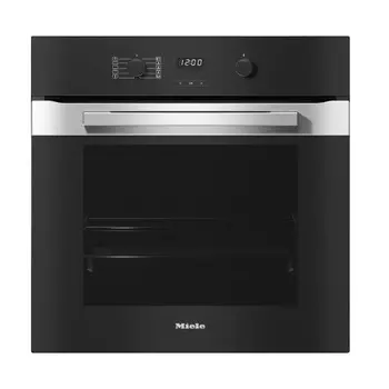 Духовой шкаф Miele H2860B CLST, сталь/черный