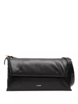 Дутая сумка на плечо JIL SANDER, черный