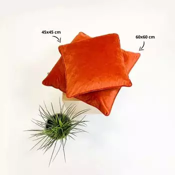 Dutch Decor FINN - декоративная подушка бархатная Potters Clay 60x60 см