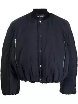 Дутый бомбер Croissant JACQUEMUS, синий
