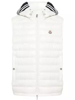 Дутый жилет Clai Moncler, бежевый