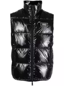 Дутый жилет Ultra Light DSQUARED2, черный
