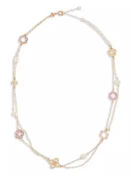 Двойное колье Tory Burch, золотой