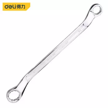Двойной ключ Torx для зеркала Deli, хромованадиевая сталь, 14x17 мм, двусторонний ключ, пластина двойного назначения, инструмент для ремонта автомобилей DL33216