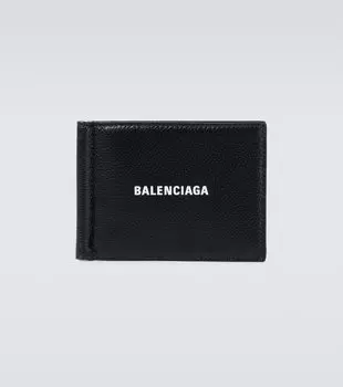 Двойной кошелек для наличных Balenciaga, черный