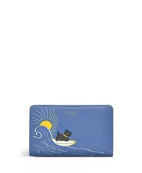 Двойной кошелек Happiness Comes in Waves Radley London, синий