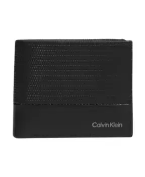 Двойной кошелек с отделением для монет Calvin Klein, черный