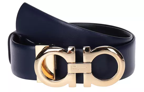 Двойной ремень Gancini Ferragamo