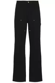 Двойные брюки до колена Carhartt Wip, цвет Black Aged Canvas