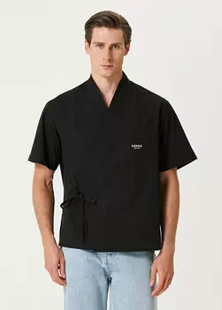 Двубортная рубашка Kenzo, черный