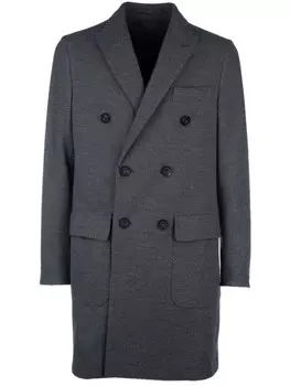 Двубортное пальто Corneliani, серый