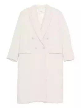 Двубортное пальто Lardini, белый
