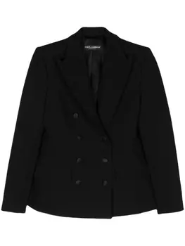 Двубортный блейзер Dolce & Gabbana, черный