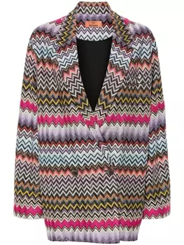 Двубортный блейзер Missoni, черный
