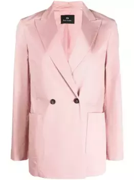 Двубортный блейзер PS Paul Smith, розовый