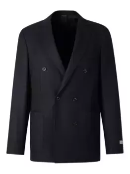 Двубортный пиджак Canali, синий