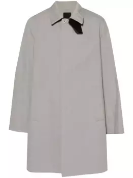 Двубортный тренч Givenchy, серый