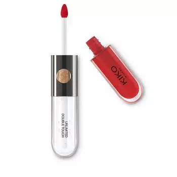 Двухэтапная жидкая губная помада 107 Cherry Red 6 мл KIKO Milano, Unlimited Double Touch