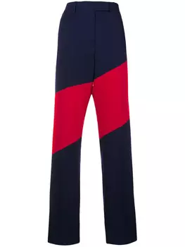 Двухцветные брюки Calvin Klein, синий