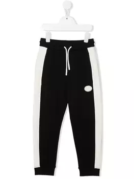 Двухцветные спортивные брюки Emporio Armani Kids, синий