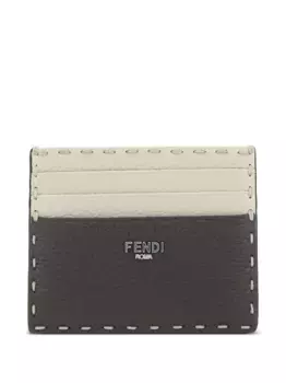 Двухцветный кардхолдер FENDI, нейтральный