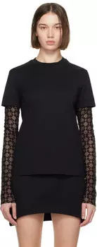 Двухслойная футболка с длинным рукавом Givenchy