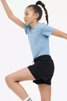 Двухслойные спортивные шорты drymove H&M, черный