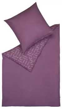 Двустороннее постельное белье Esprit, 155x220 см, цвет Beere/Aubergine/Bordeaux/Violett