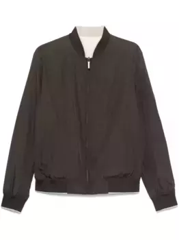 Двусторонний бомбер Canali, коричневый