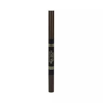 Двусторонний карандаш для бровей Deep Brown Max Factor, Real Brow Fill&Shape