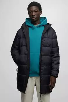 Двусторонний пуховик Pull&Bear, черный