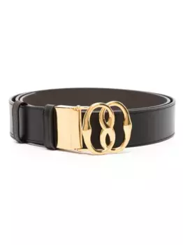 Двусторонний ремень Emblem Bally, черный
